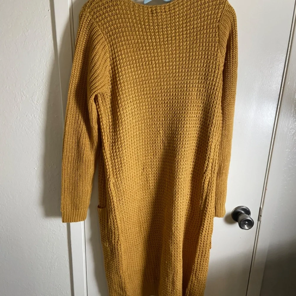 Knitt Ribbed Cardigan (Mustard) - Picture 3 of 3